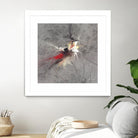 Paint Swirl I by James Burghardt on GIANT ART - red abstract