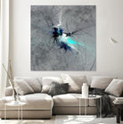 Paint Swirl II by James Burghardt on GIANT ART - blue abstract