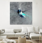 Paint Swirl II by James Burghardt on GIANT ART - blue abstract