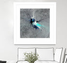 Paint Swirl II by James Burghardt on GIANT ART - blue abstract