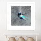 Paint Swirl II by James Burghardt on GIANT ART - blue abstract