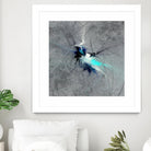 Paint Swirl II by James Burghardt on GIANT ART - blue abstract