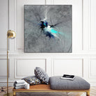 Paint Swirl II by James Burghardt on GIANT ART - blue abstract