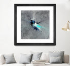 Paint Swirl II by James Burghardt on GIANT ART - blue abstract