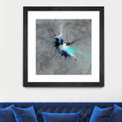 Paint Swirl II by James Burghardt on GIANT ART - blue abstract