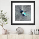 Paint Swirl II by James Burghardt on GIANT ART - blue abstract