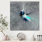 Paint Swirl II by James Burghardt on GIANT ART - blue abstract