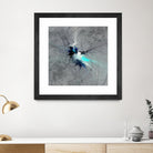 Paint Swirl II by James Burghardt on GIANT ART - blue abstract