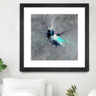 Paint Swirl II by James Burghardt on GIANT ART - blue abstract