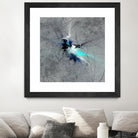 Paint Swirl II by James Burghardt on GIANT ART - blue abstract