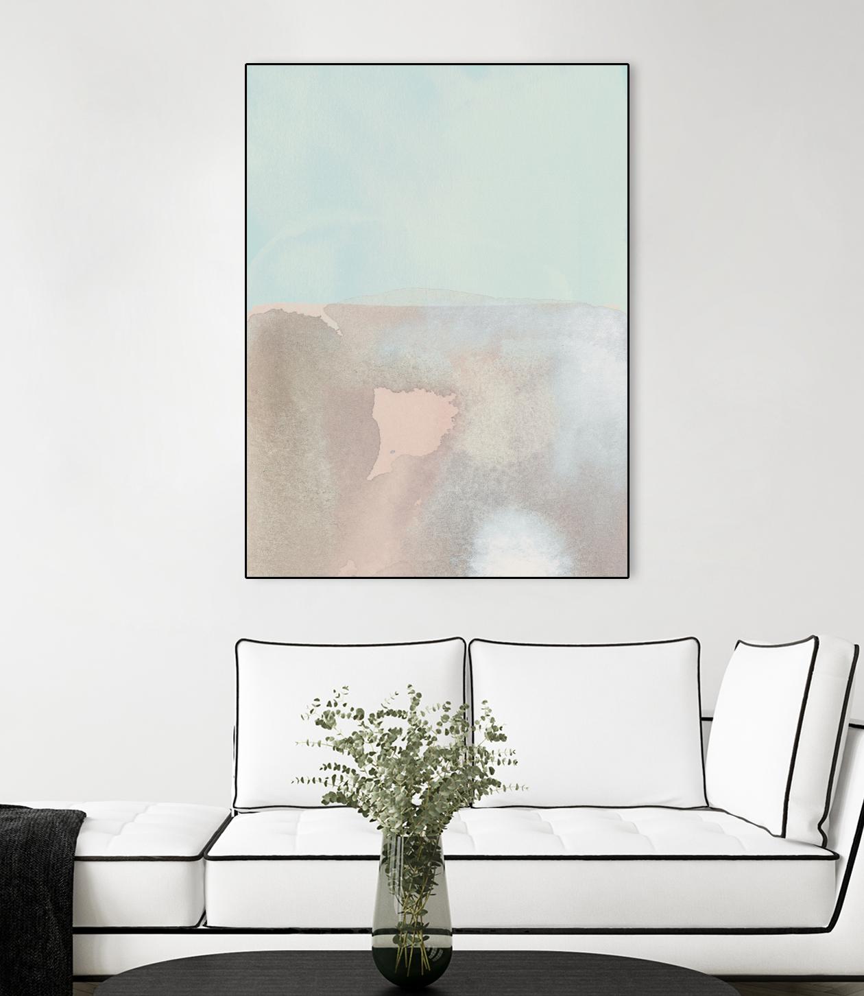 Tide Pools II by Grace Popp on GIANT ART - blue abstract