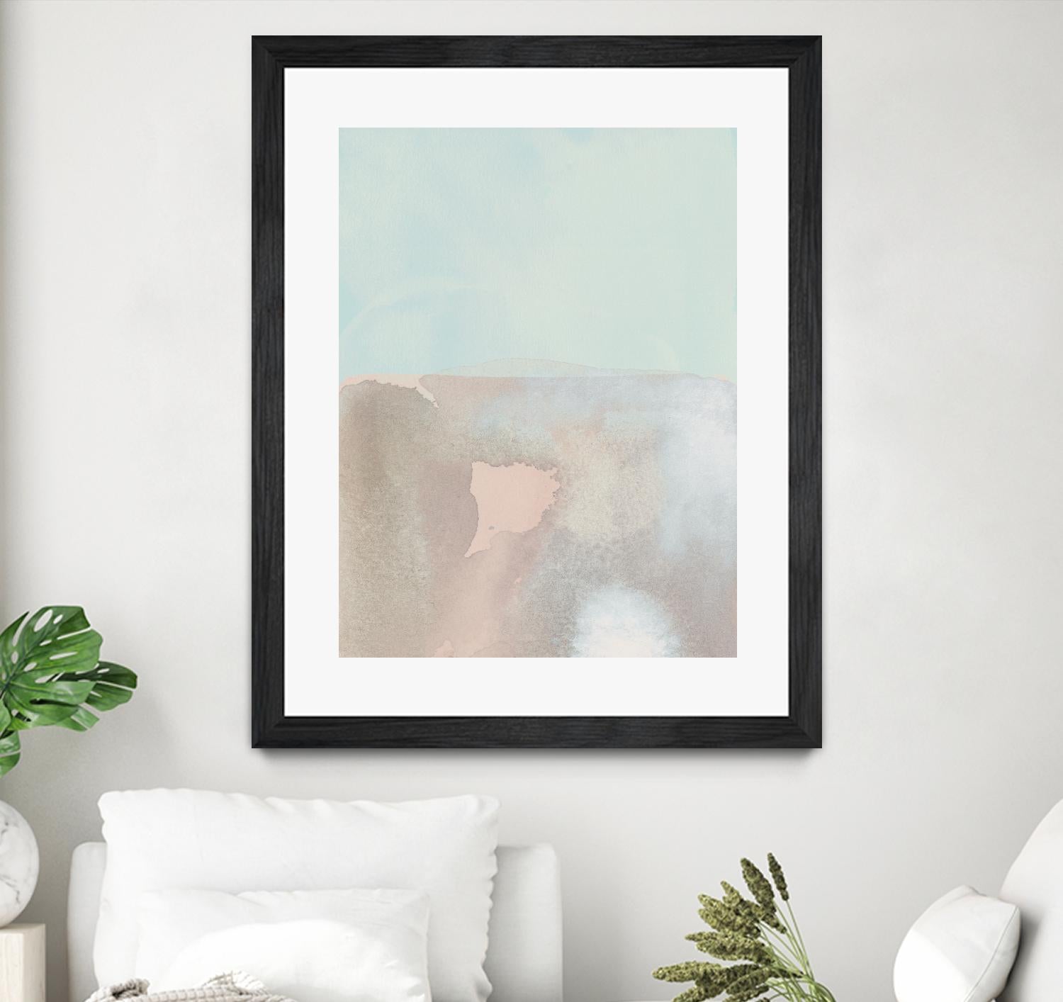 Tide Pools II by Grace Popp on GIANT ART - blue abstract