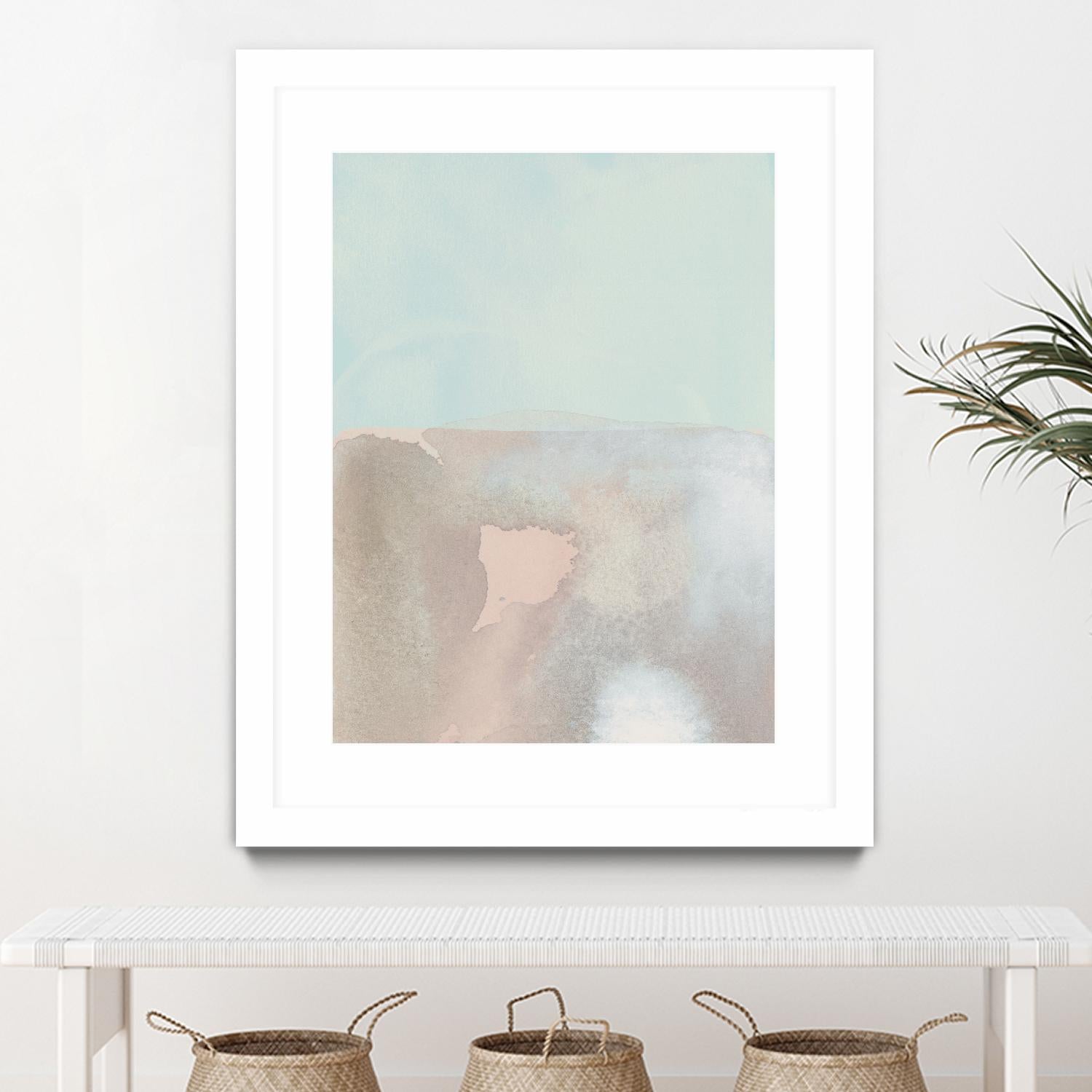 Tide Pools II by Grace Popp on GIANT ART - blue abstract