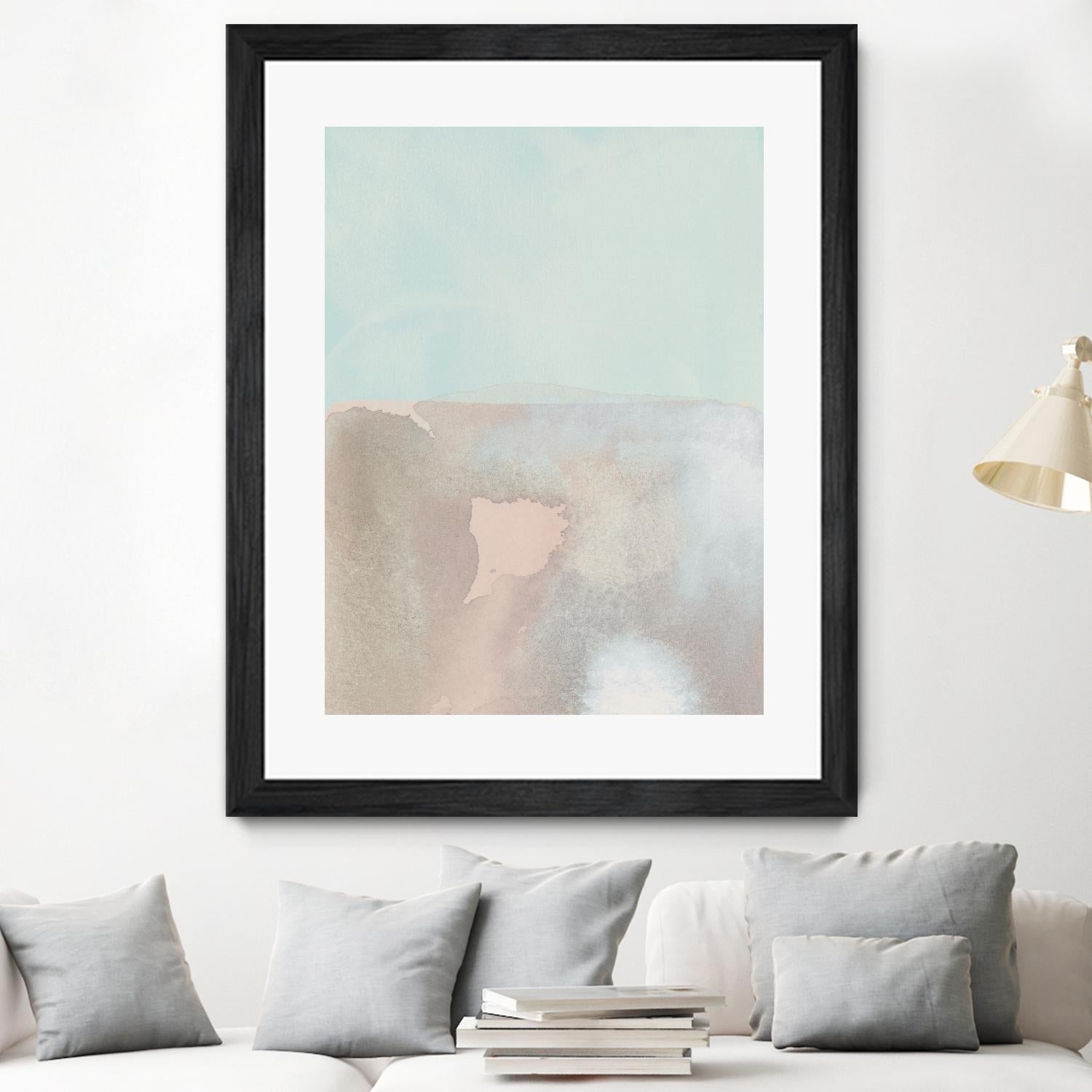 Tide Pools II by Grace Popp on GIANT ART - blue abstract