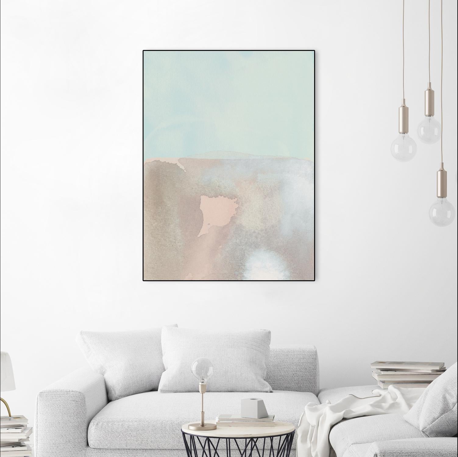 Tide Pools II by Grace Popp on GIANT ART - blue abstract