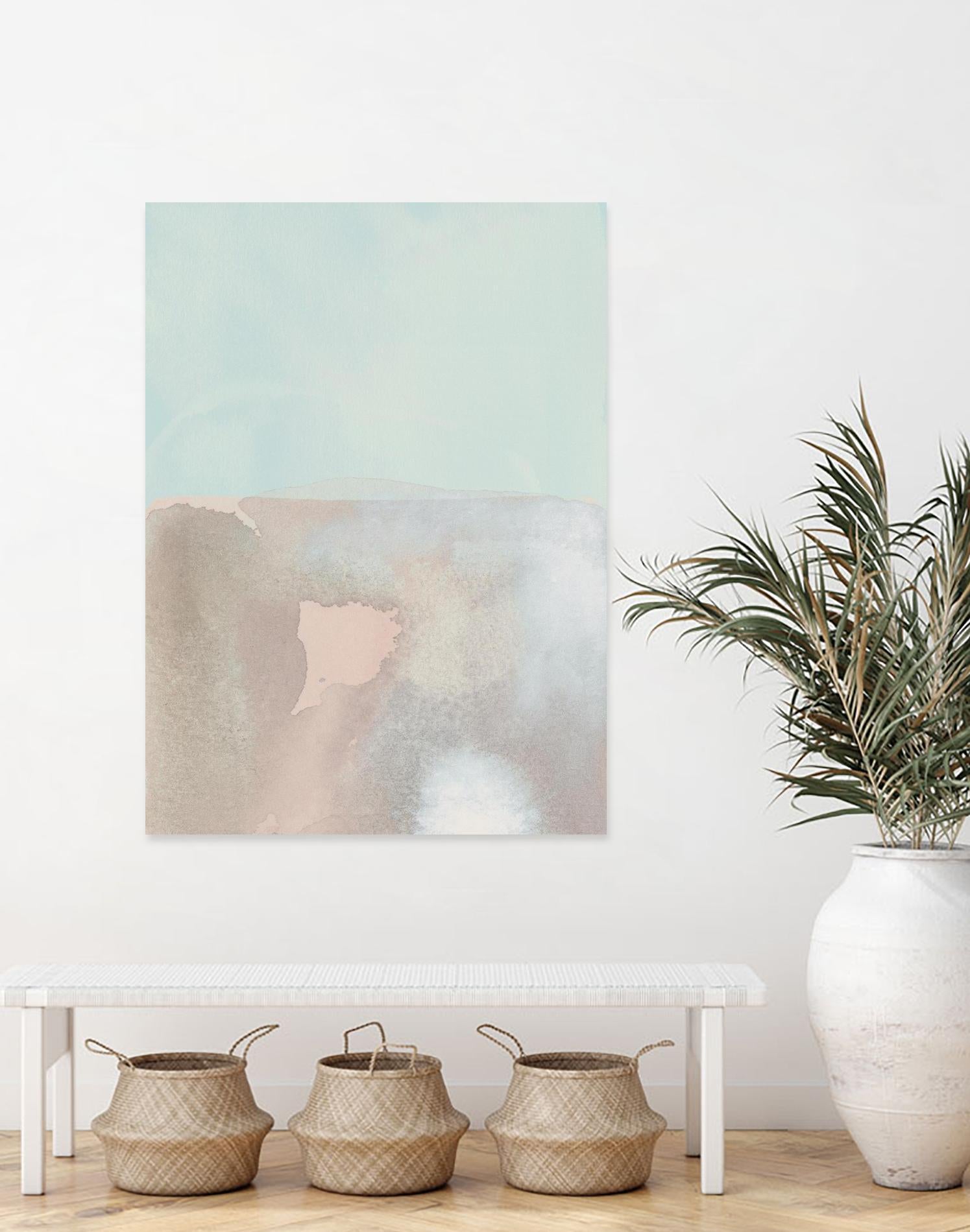 Tide Pools II by Grace Popp on GIANT ART - blue abstract