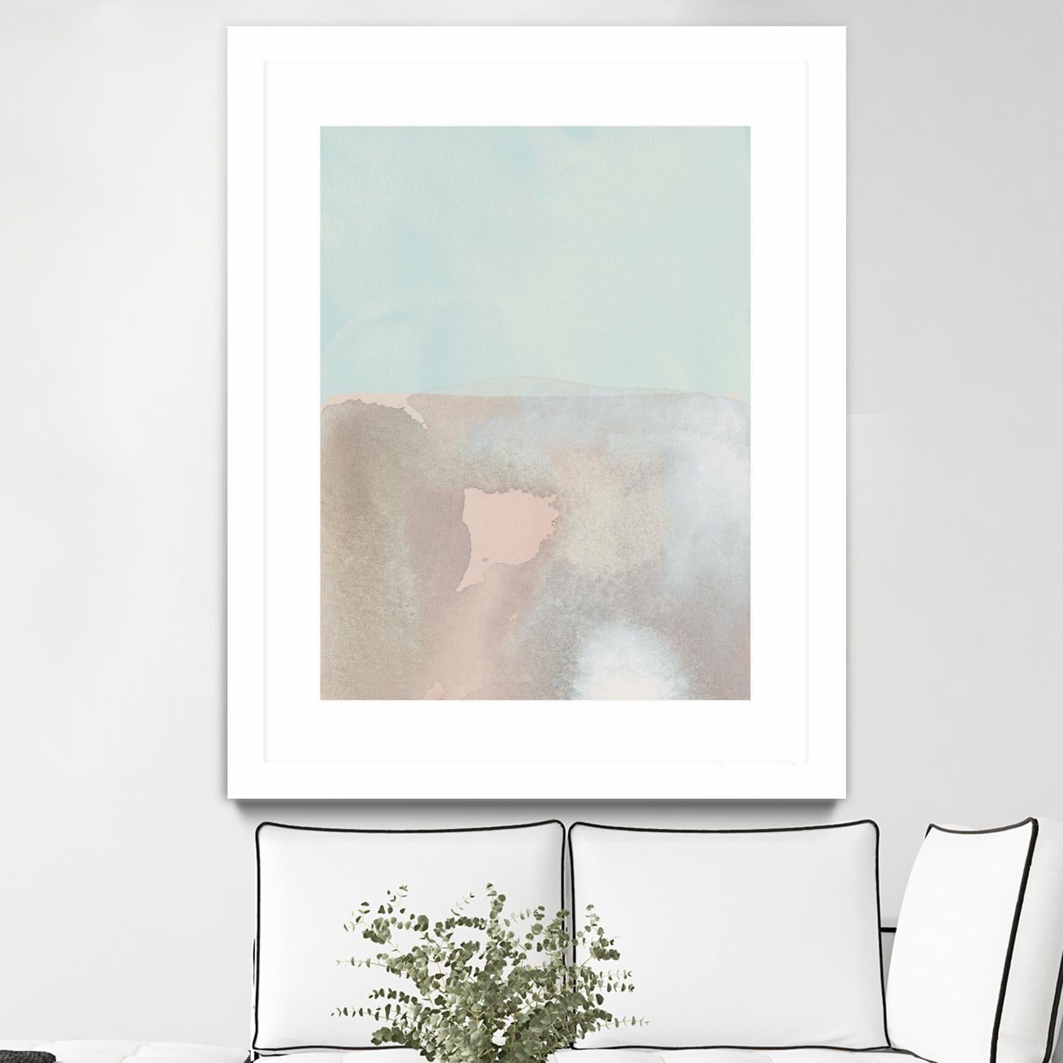 Tide Pools II by Grace Popp on GIANT ART - blue abstract