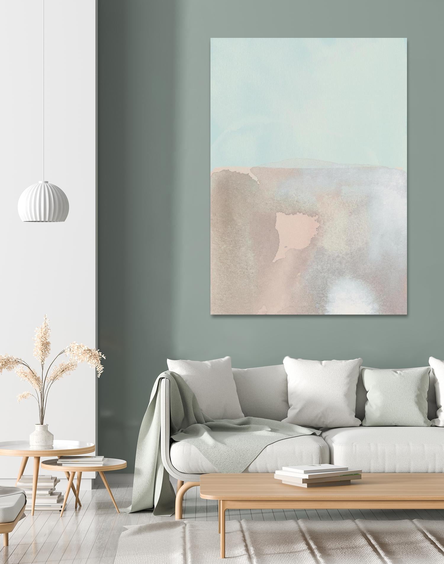 Tide Pools II by Grace Popp on GIANT ART - blue abstract