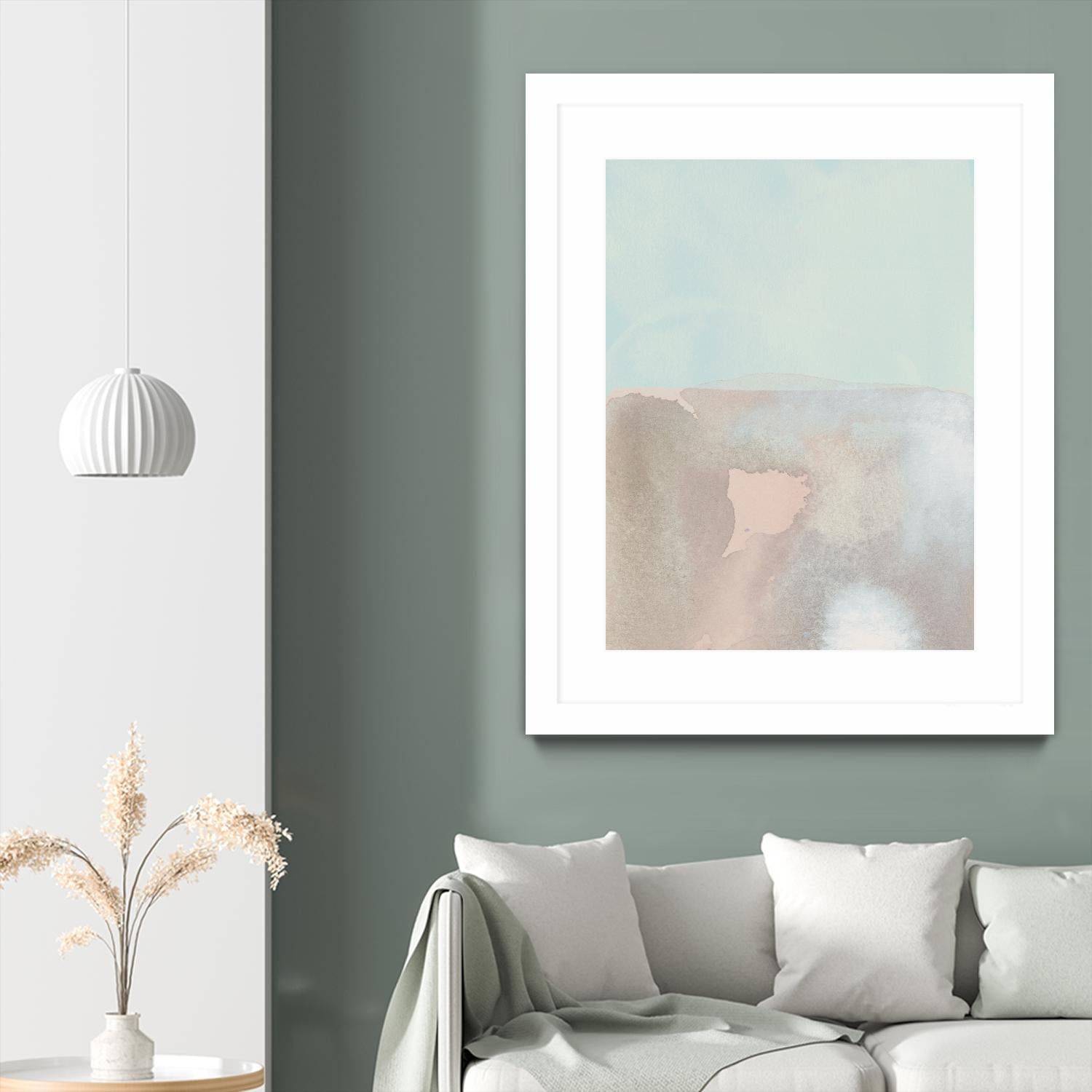 Tide Pools II by Grace Popp on GIANT ART - blue abstract