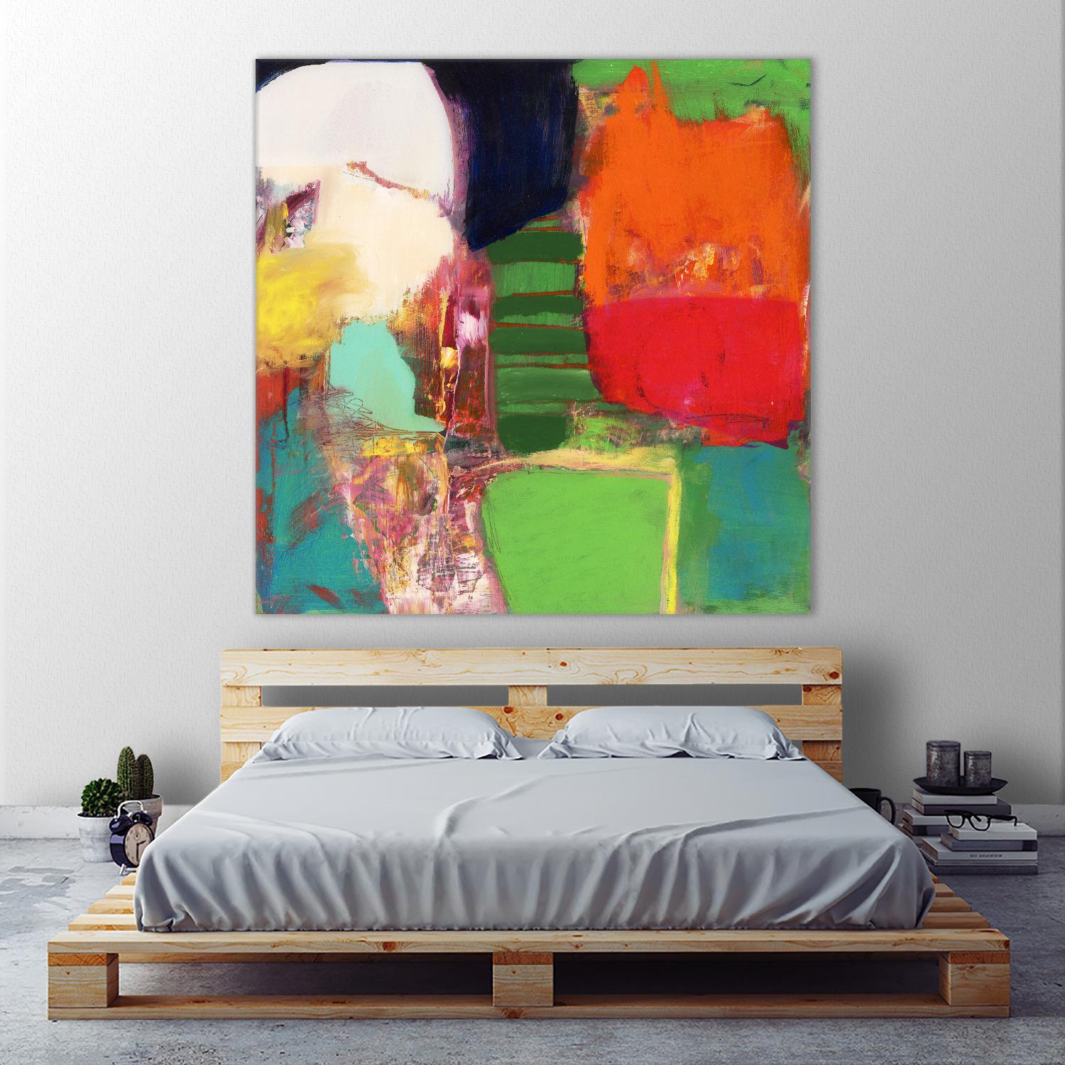 Heart Chambers by Jodi Fuchs on GIANT ART - green abstract
