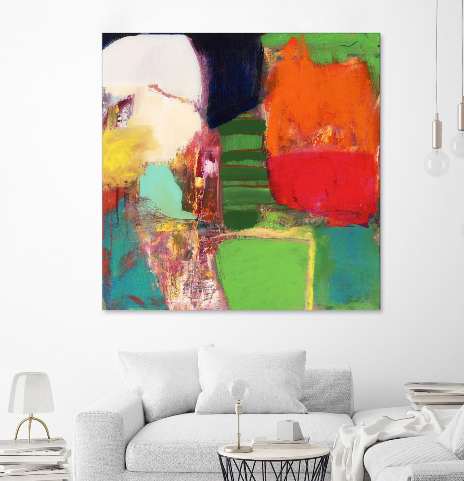Heart Chambers by Jodi Fuchs on GIANT ART - green abstract