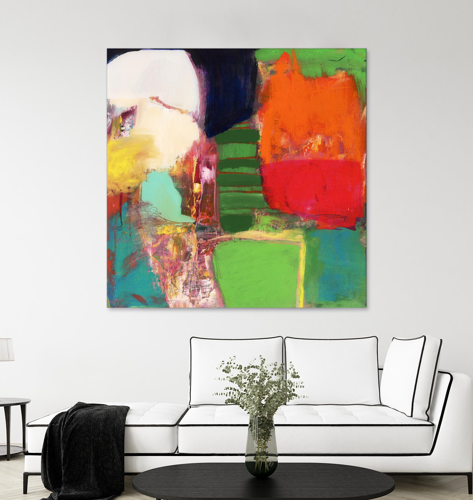 Heart Chambers by Jodi Fuchs on GIANT ART - green abstract
