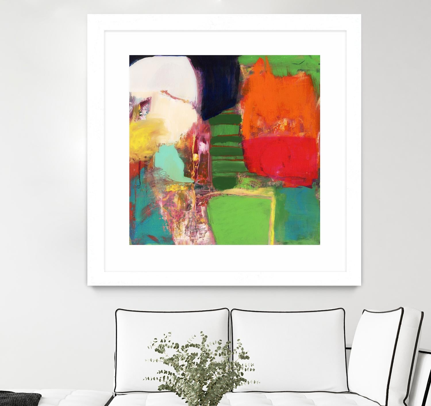 Heart Chambers by Jodi Fuchs on GIANT ART - green abstract