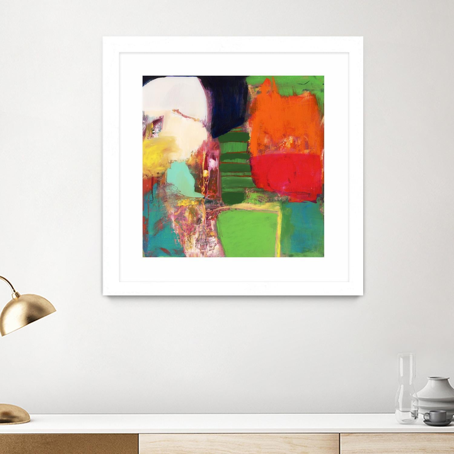 Heart Chambers by Jodi Fuchs on GIANT ART - green abstract