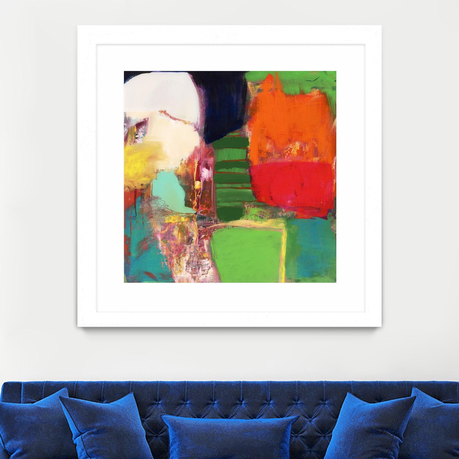 Heart Chambers by Jodi Fuchs on GIANT ART - green abstract