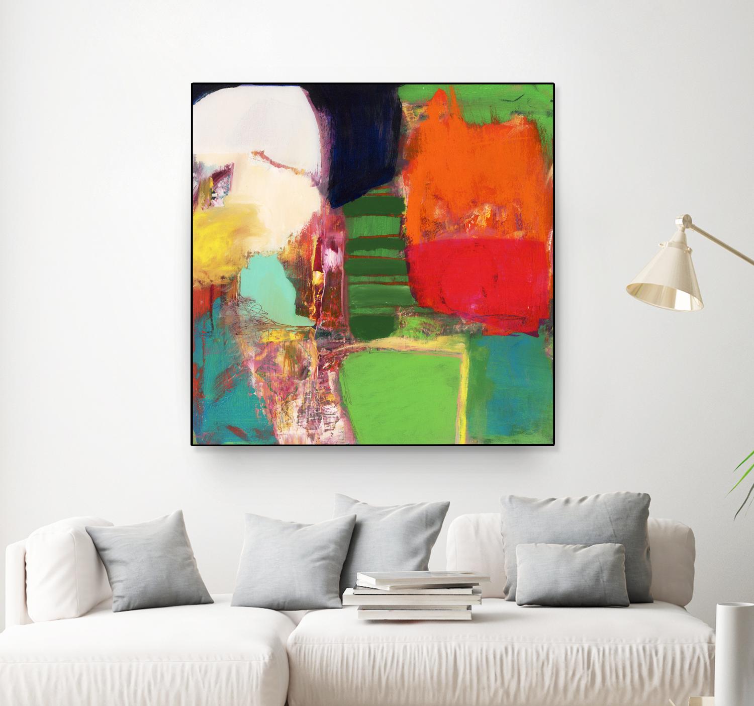 Heart Chambers by Jodi Fuchs on GIANT ART - green abstract