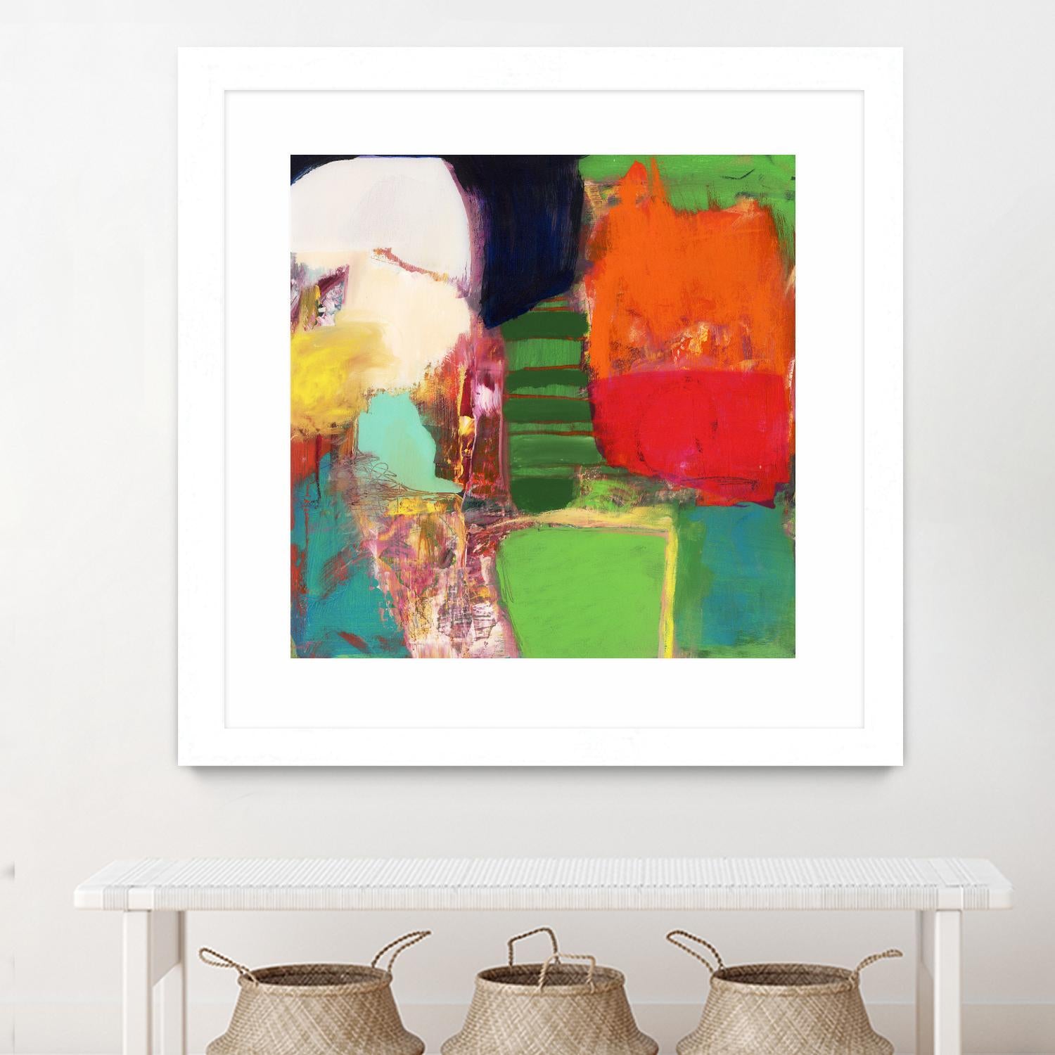 Heart Chambers by Jodi Fuchs on GIANT ART - green abstract