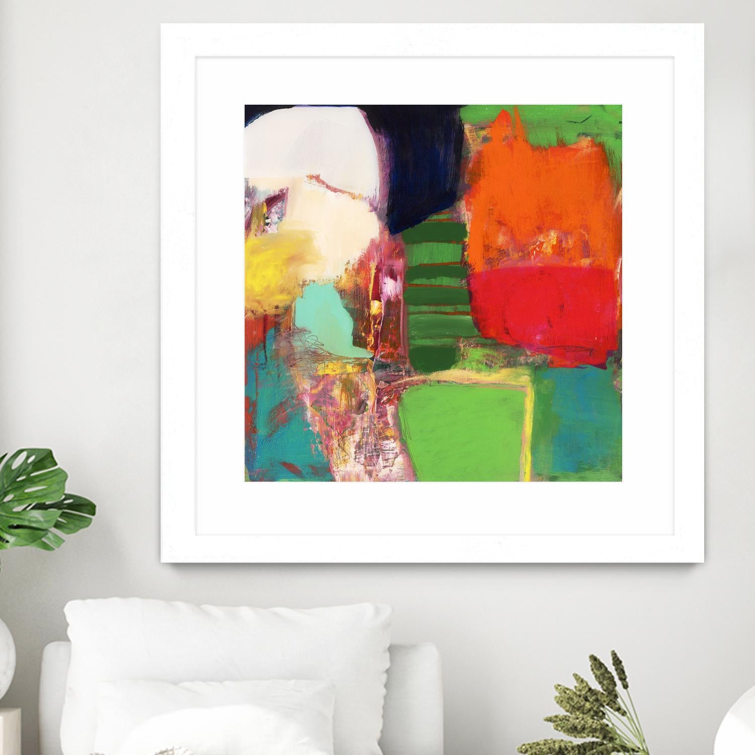 Heart Chambers by Jodi Fuchs on GIANT ART - green abstract