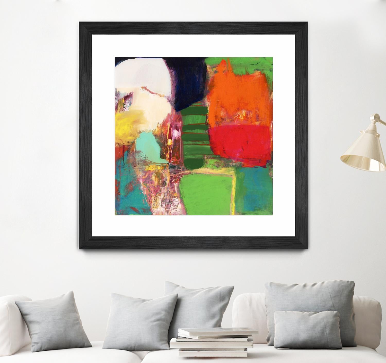 Heart Chambers by Jodi Fuchs on GIANT ART - green abstract