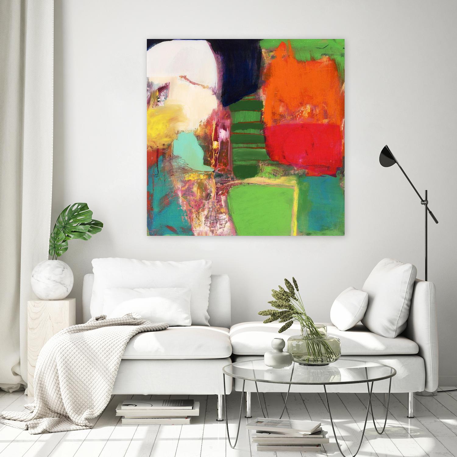 Heart Chambers by Jodi Fuchs on GIANT ART - green abstract