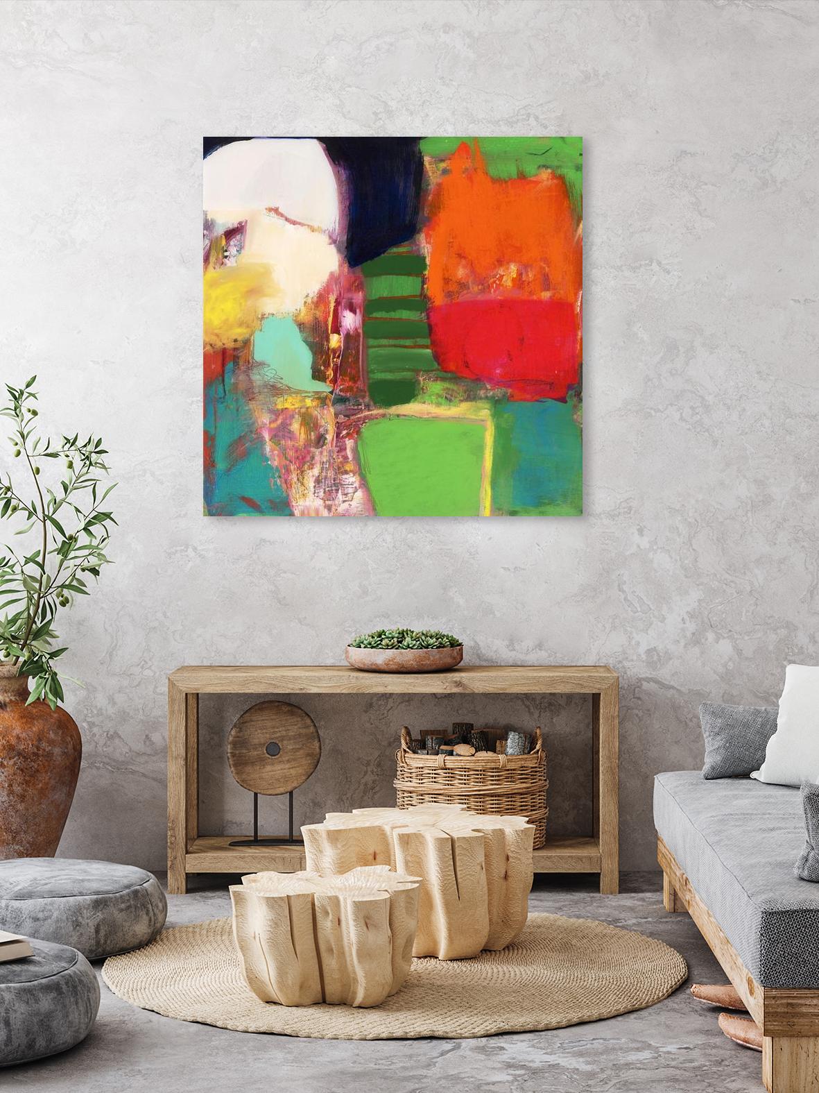 Heart Chambers by Jodi Fuchs on GIANT ART - green abstract