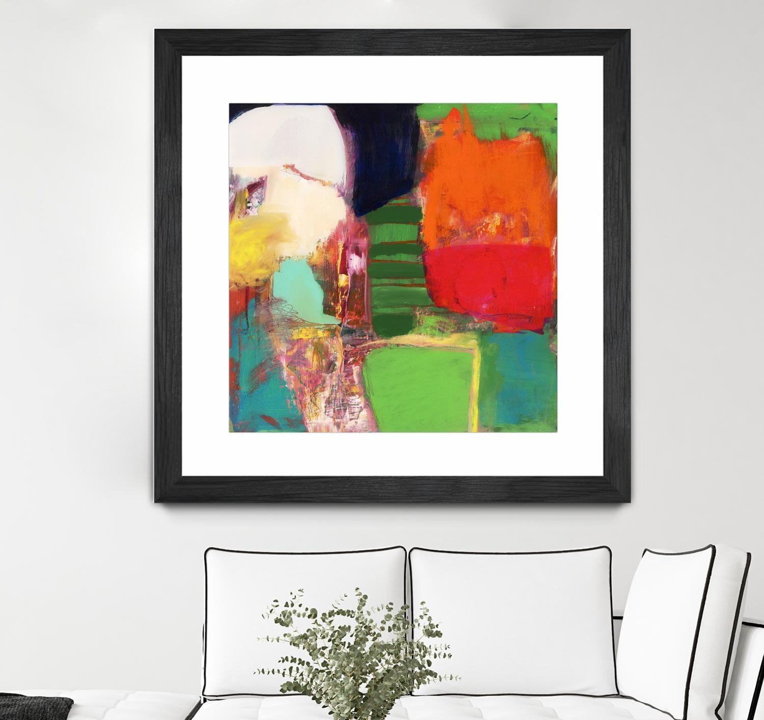 Heart Chambers by Jodi Fuchs on GIANT ART - green abstract