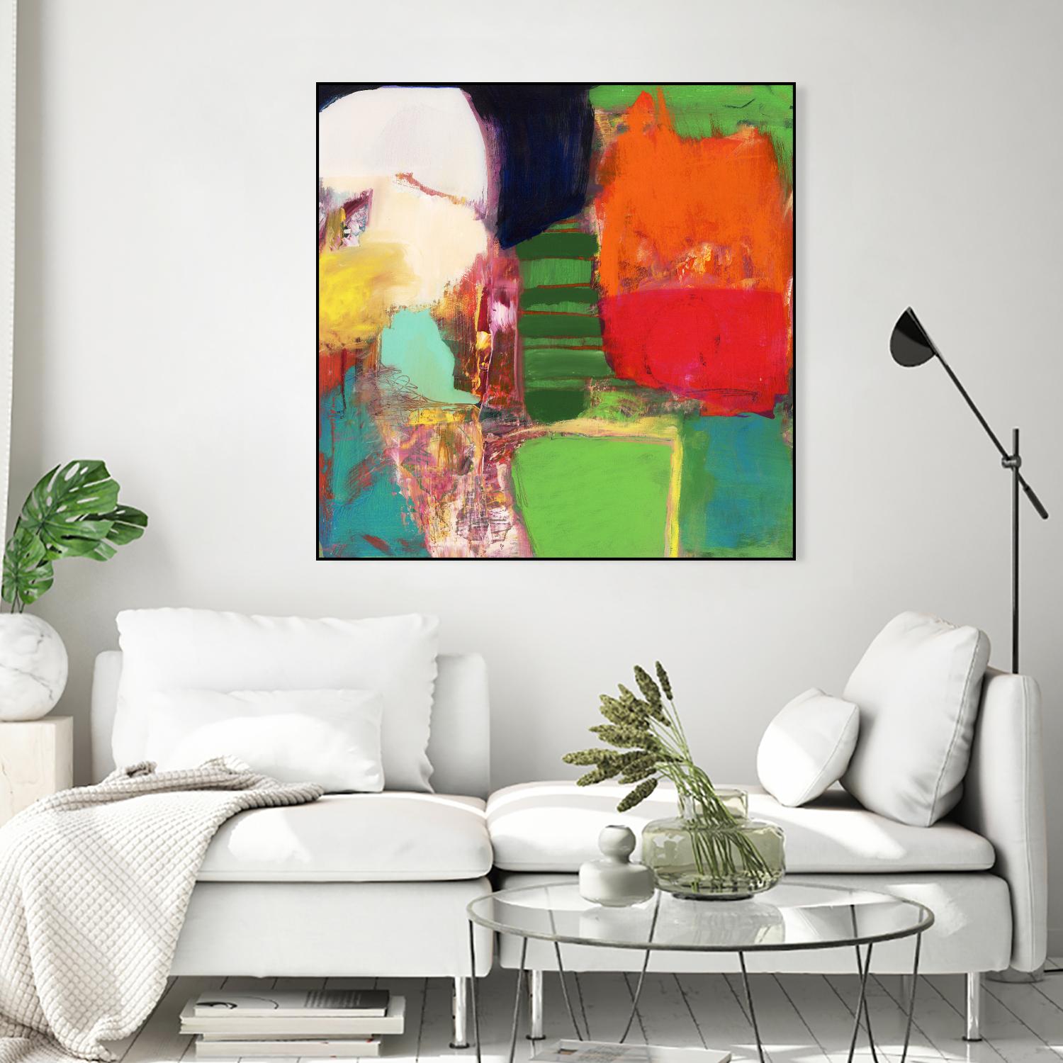 Heart Chambers by Jodi Fuchs on GIANT ART - green abstract