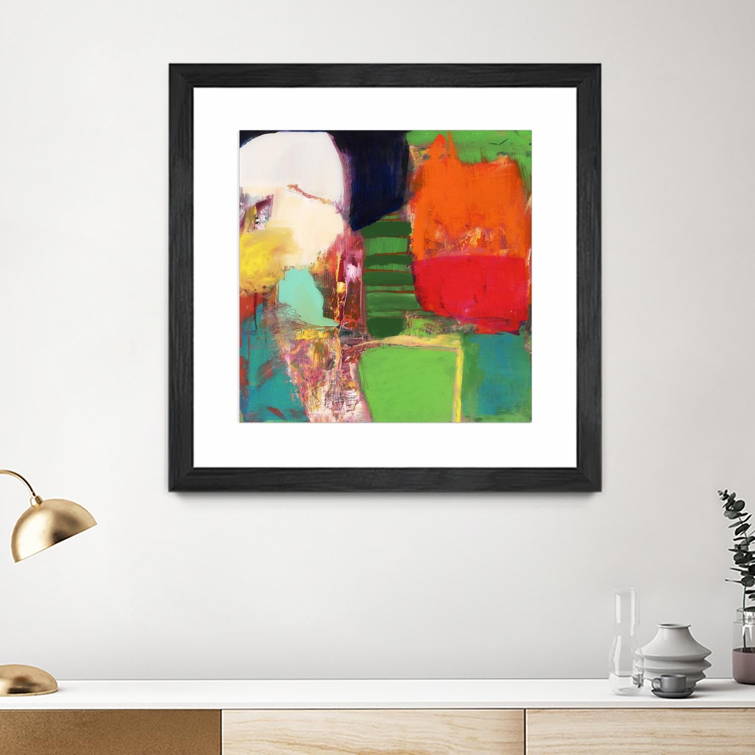 Heart Chambers by Jodi Fuchs on GIANT ART - green abstract