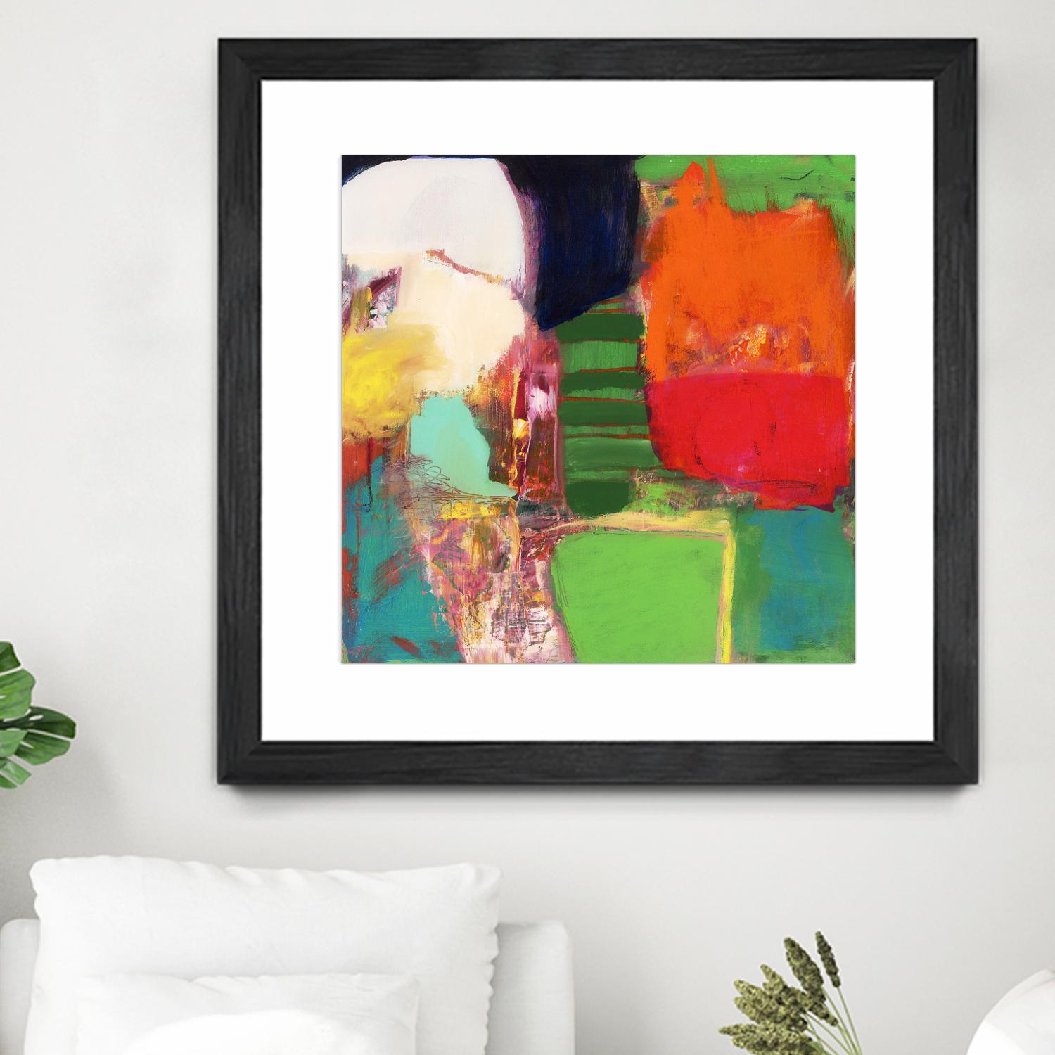 Heart Chambers by Jodi Fuchs on GIANT ART - green abstract