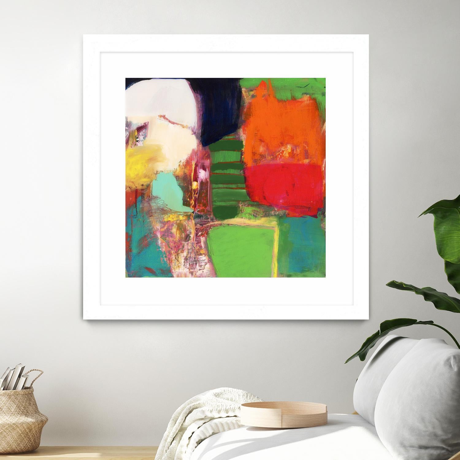 Heart Chambers by Jodi Fuchs on GIANT ART - green abstract