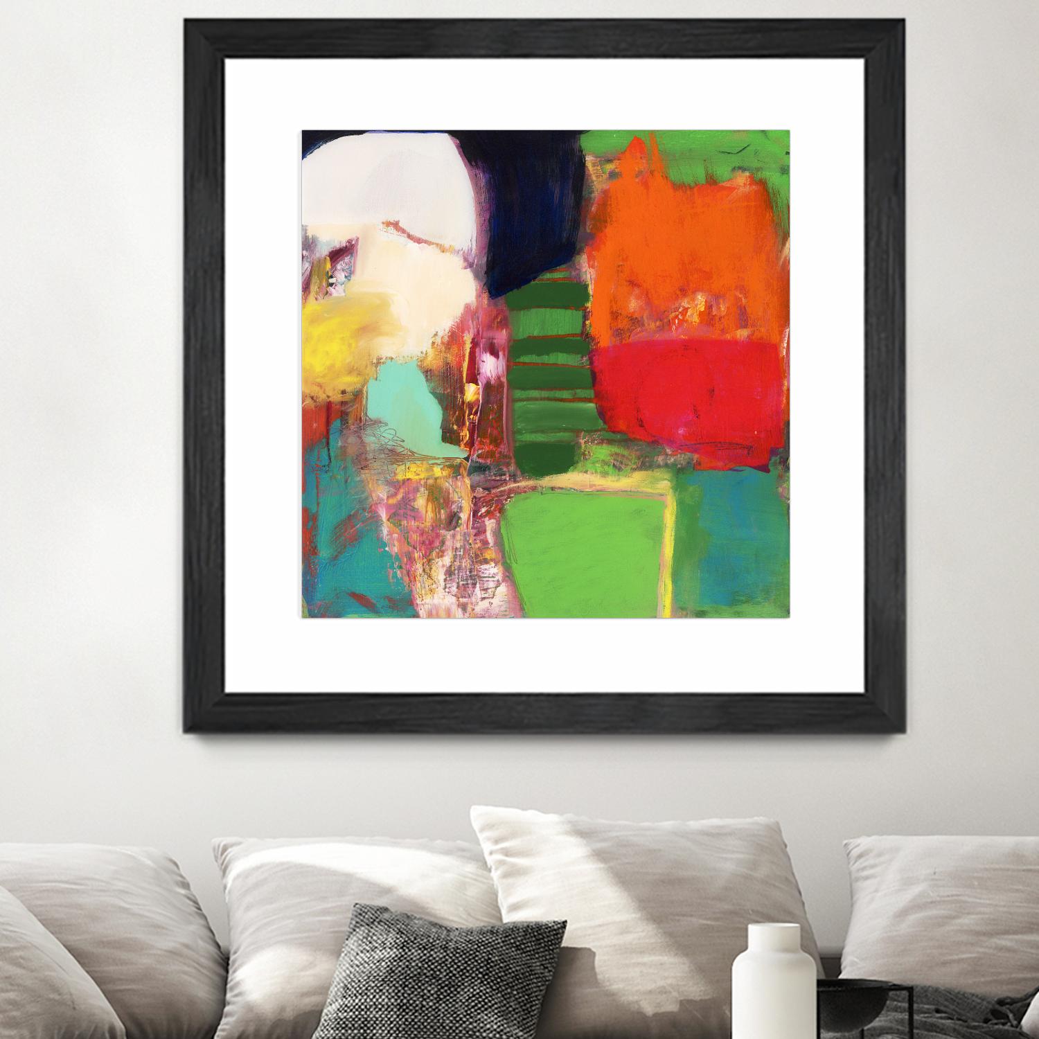 Heart Chambers by Jodi Fuchs on GIANT ART - green abstract