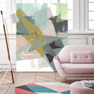 Color Patches I by Jennifer Goldberger on GIANT ART - green abstract