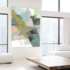 Color Patches I by Jennifer Goldberger on GIANT ART - green abstract