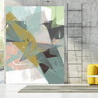 Color Patches I by Jennifer Goldberger on GIANT ART - green abstract