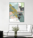 Color Patches I by Jennifer Goldberger on GIANT ART - green abstract