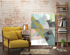 Color Patches I by Jennifer Goldberger on GIANT ART - green abstract
