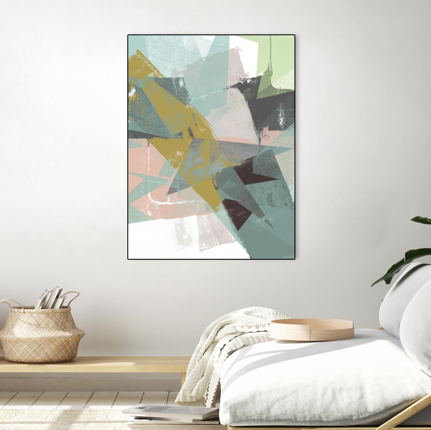 Color Patches I by Jennifer Goldberger on GIANT ART - green abstract