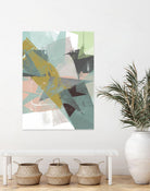 Color Patches I by Jennifer Goldberger on GIANT ART - green abstract