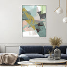 Color Patches I by Jennifer Goldberger on GIANT ART - green abstract