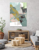 Color Patches I by Jennifer Goldberger on GIANT ART - green abstract